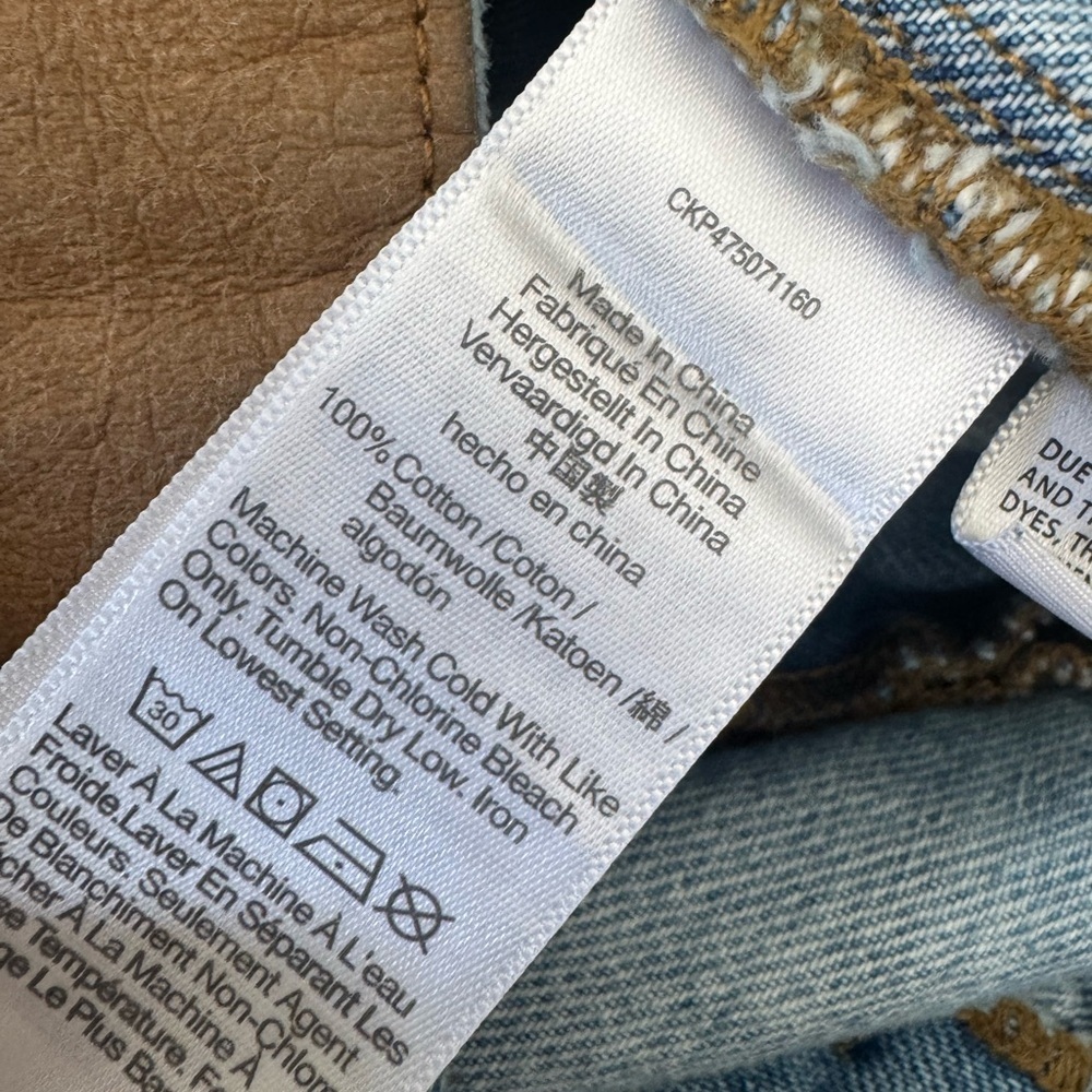 Madewell x Molly Dickson Cutout Baggy Straight Jeans sz 30 - Picture 8 of 11